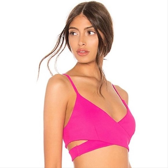 lovewave Other - LOVEWAVE Fluo Pink Split Waist Sports Bra Bikini